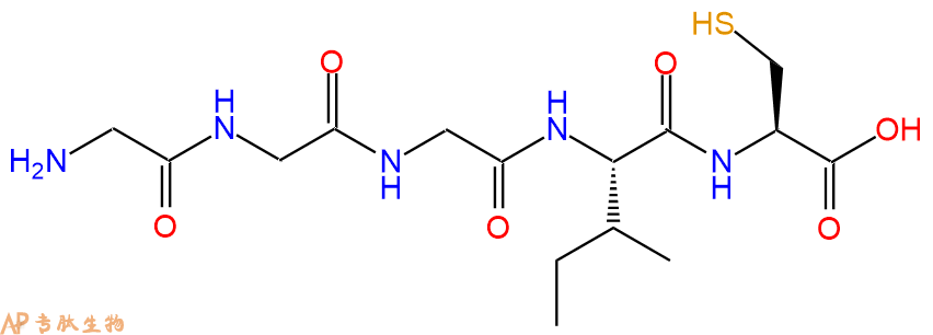 专肽生物产品H2N-Gly-Gly-Gly-Ile-Cys-OH