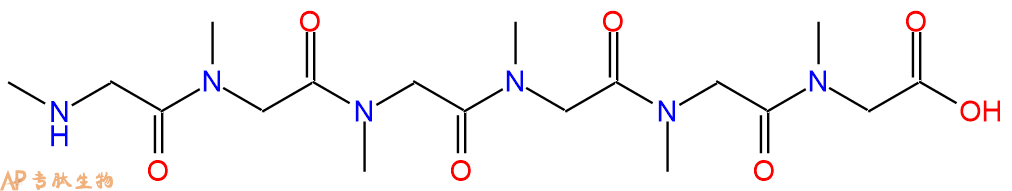 专肽生物产品H2N-Sar-Sar-Sar-Sar-Sar-Sar-OH