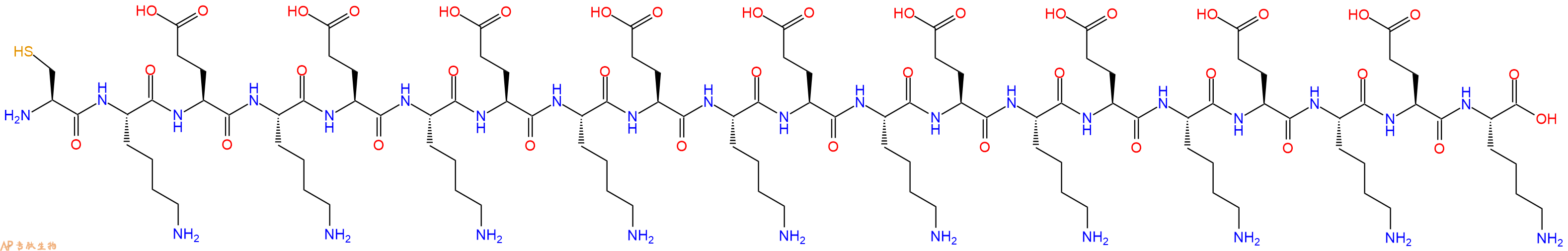 专肽生物产品H2N-Cys-Lys-Glu-Lys-Glu-Lys-Glu-Lys-Glu-Lys-Glu-Lys-Glu-Lys-Glu-Lys-Glu-Lys-Glu-Lys-OH