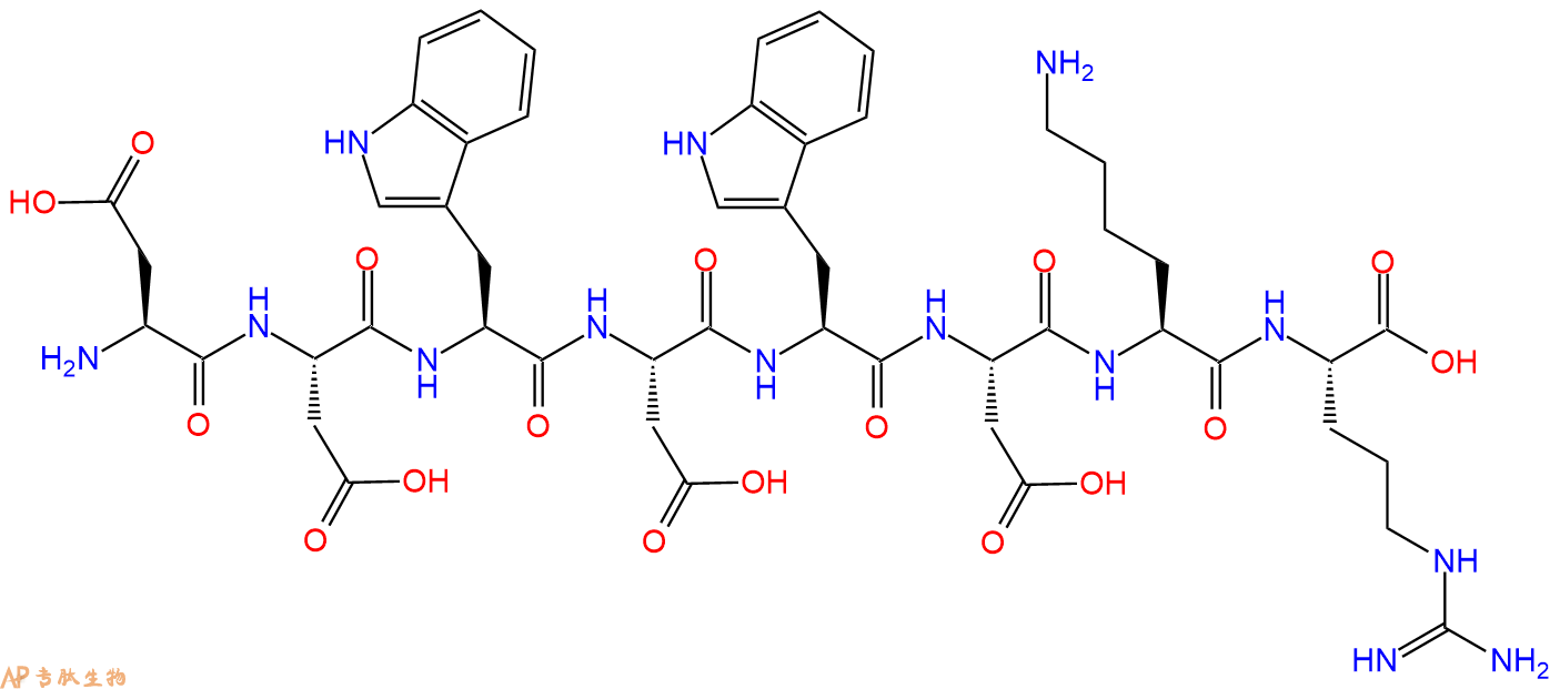 专肽生物产品H2N-Asp-Asp-Trp-Asp-Trp-Asp-Lys-Arg-OH