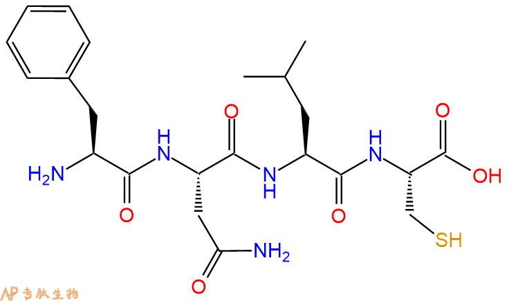 专肽生物产品H2N-Phe-Asn-Leu-Cys-OH