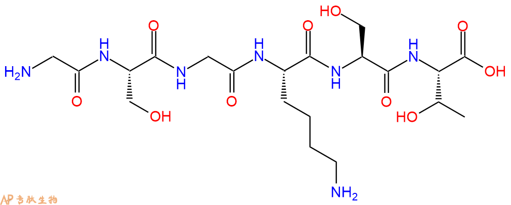 专肽生物产品H2N-Gly-Ser-Gly-Lys-Ser-Thr-OH
