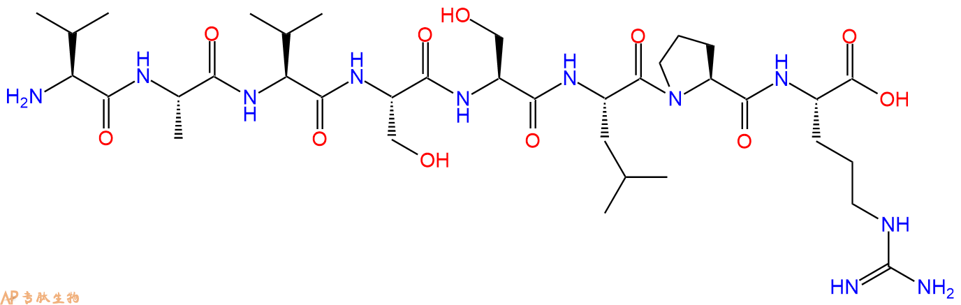 专肽生物产品H2N-Val-Ala-Val-Ser-Ser-Leu-Pro-Arg-OH