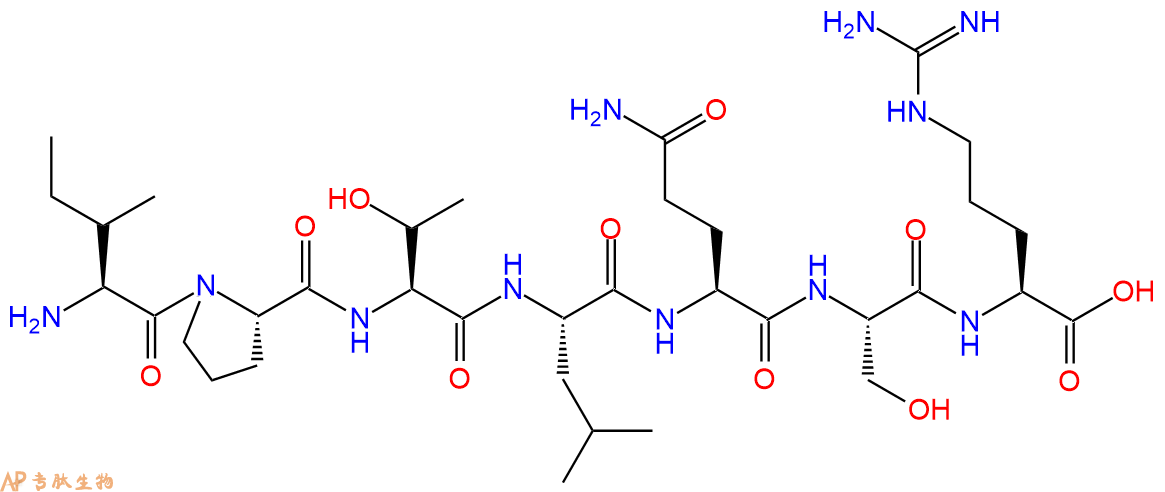 专肽生物产品H2N-Ile-Pro-Thr-Leu-Gln-Ser-Arg-OH