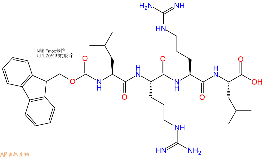 专肽生物产品Fmoc-Leu-Arg-Arg-Leu-OH