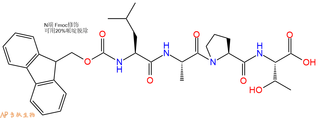 专肽生物产品Fmoc-Leu-Ala-Pro-Thr-OH