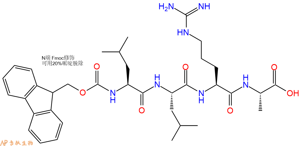 专肽生物产品Fmoc-Leu-Leu-Arg-Ala-OH