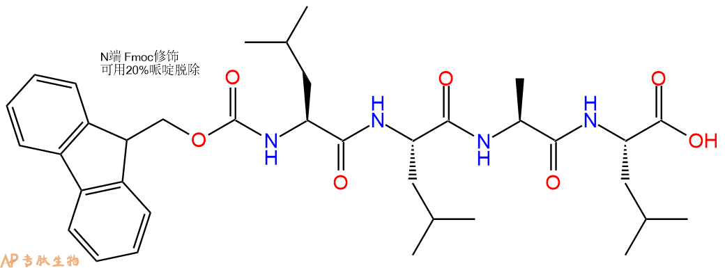 专肽生物产品Fmoc-Leu-Leu-Ala-Leu-OH