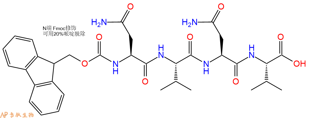 专肽生物产品Fmoc-Asn-Val-Asn-Val-OH