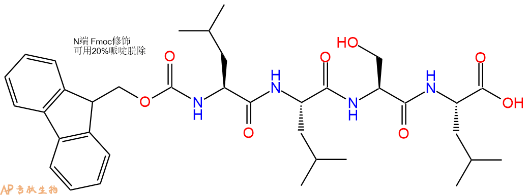 专肽生物产品Fmoc-Leu-Leu-Ser-Leu-OH