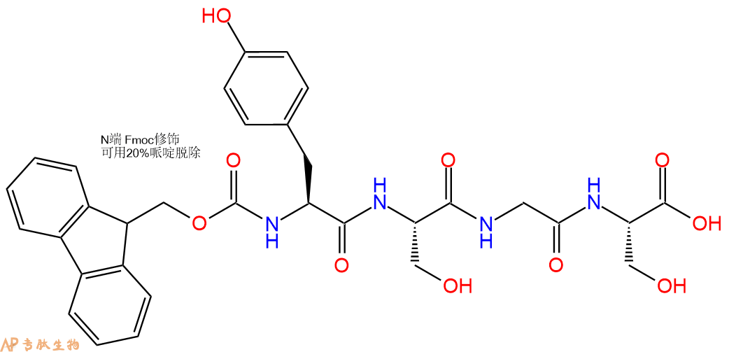 专肽生物产品Fmoc-Tyr-Ser-Gly-Ser-OH