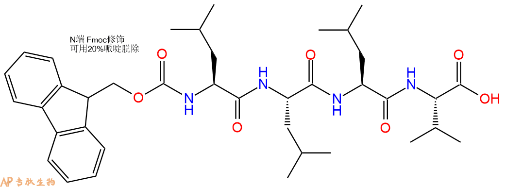 专肽生物产品Fmoc-Leu-Leu-Leu-Val-OH