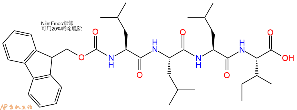 专肽生物产品Fmoc-Leu-Leu-Leu-Ile-OH
