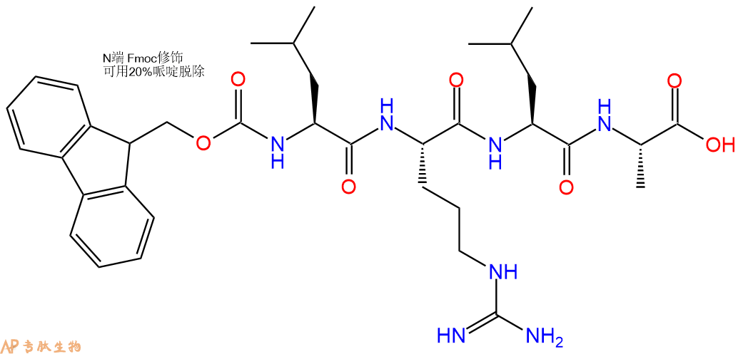 专肽生物产品Fmoc-Leu-Arg-Leu-Ala-OH