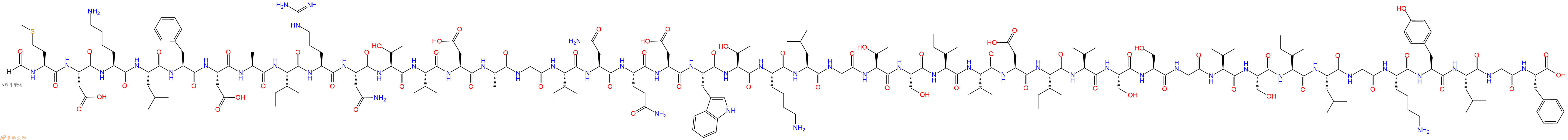 专肽生物产品For-Met-Asp-Lys-Leu-Phe-Asp-Ala-Ile-Arg-Asn-Thr-Val-Asp-Ala-Gly-Ile-Asn-Gln-Asp-Trp-Thr-Lys-Leu-Gly-Thr-Ser-Ile-Val-Asp-Ile-Val-Ser-Ser-Gly-Val-Ser-Ile-Leu-Gly-Lys-Tyr-Leu-Gly-Phe-OH