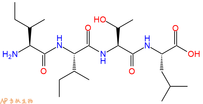 专肽生物产品H2N-Ile-Ile-Thr-Leu-OH