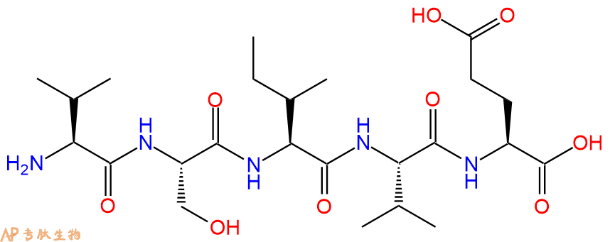 专肽生物产品H2N-Val-Ser-Ile-Val-Glu-OH