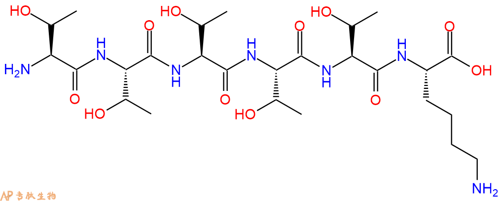 专肽生物产品H2N-Thr-Thr-Thr-Thr-Thr-Lys-OH