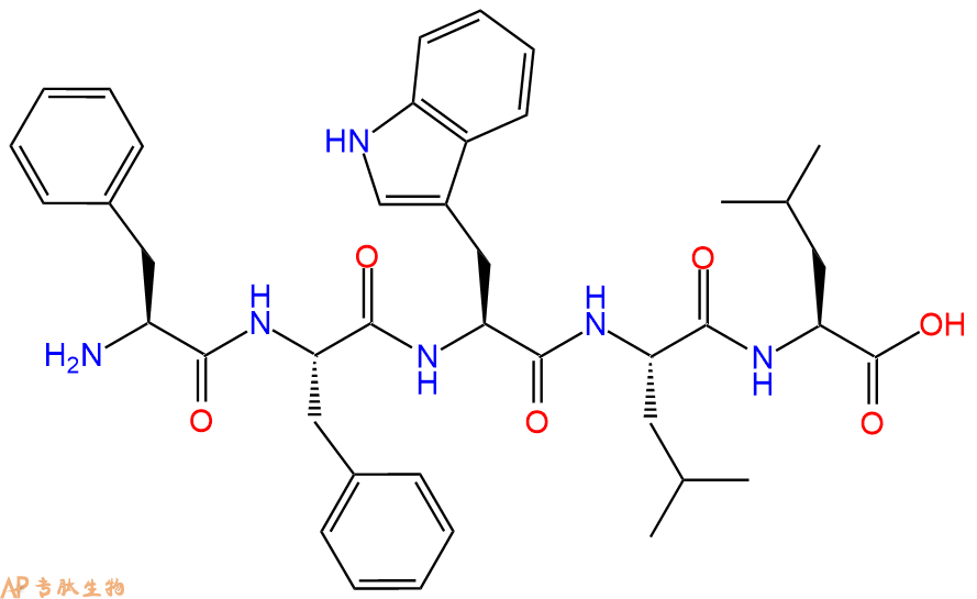 专肽生物产品H2N-Phe-Phe-Trp-Leu-Leu-OH