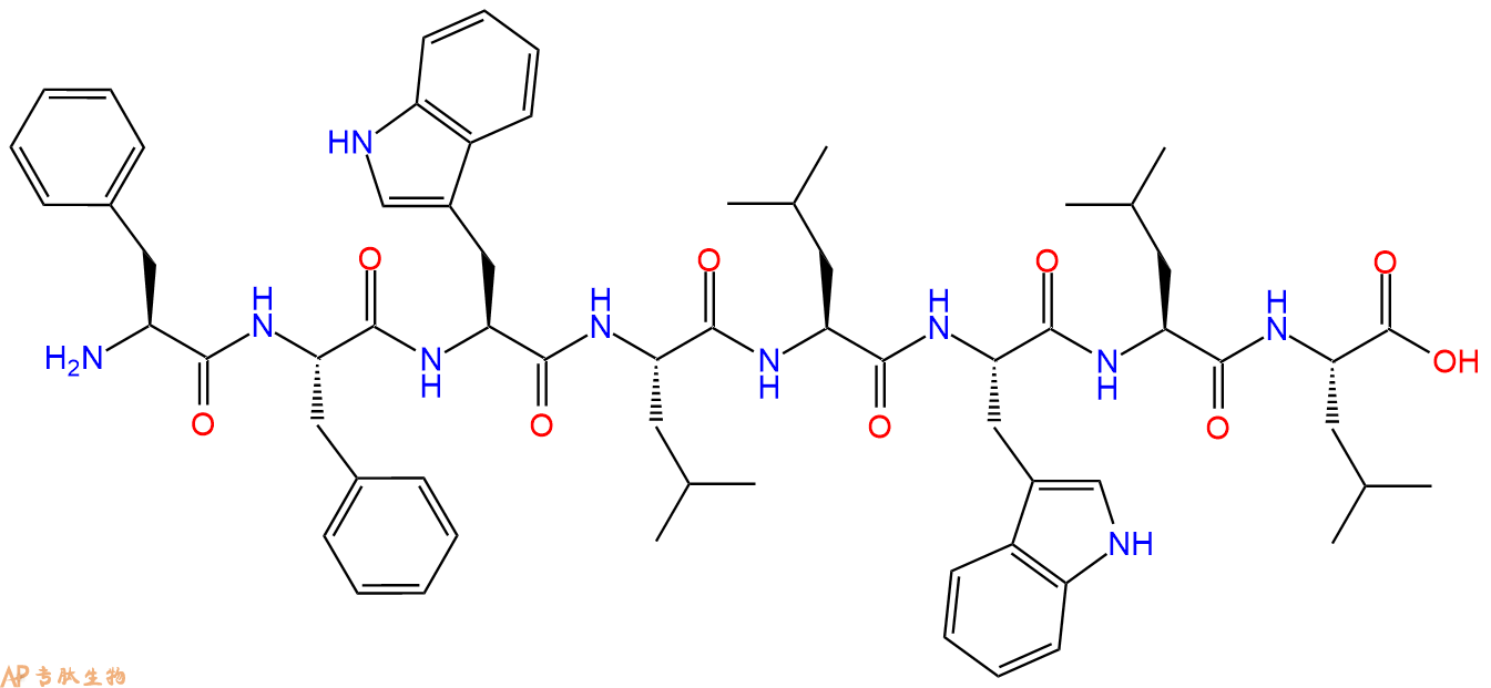 专肽生物产品H2N-Phe-Phe-Trp-Leu-Leu-Trp-Leu-Leu-OH