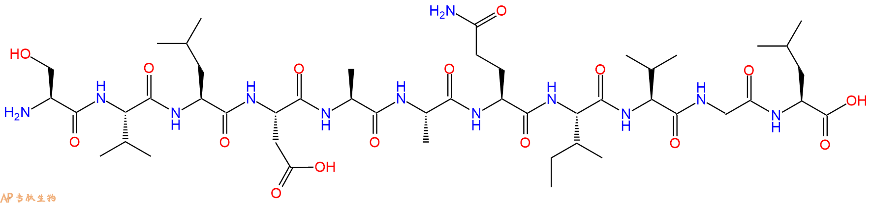 专肽生物产品H2N-Ser-Val-Leu-Asp-Ala-Ala-Gln-Ile-Val-Gly-Leu-OH