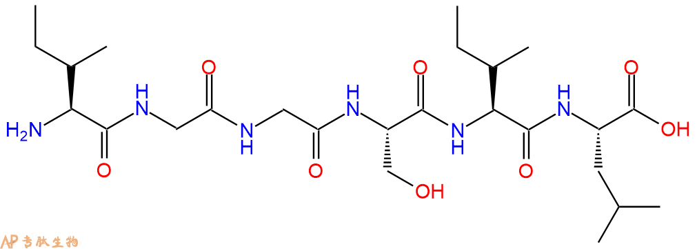 专肽生物产品H2N-Ile-Gly-Gly-Ser-Ile-Leu-OH