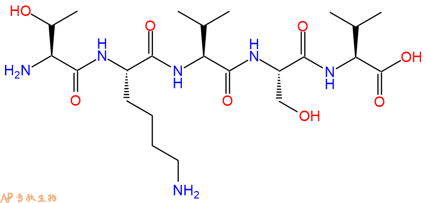 专肽生物产品H2N-Thr-Lys-Val-Ser-Val-OH