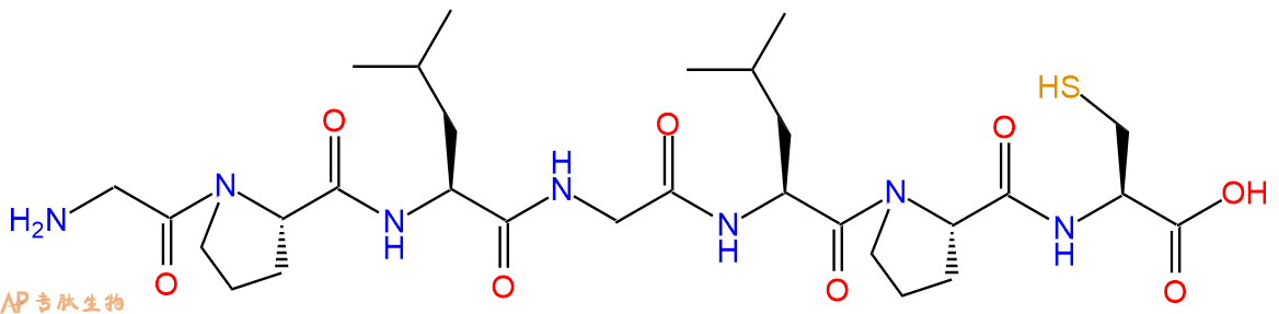 专肽生物产品H2N-Gly-Pro-Leu-Gly-Leu-Pro-Cys-OH