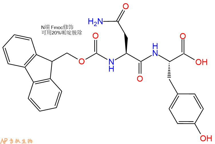 专肽生物产品Fmoc-Asn-Tyr-OH