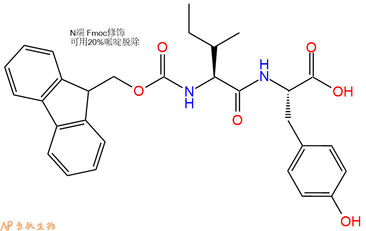 专肽生物产品Fmoc-Ile-Tyr-OH