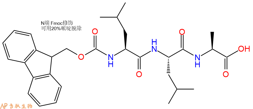 专肽生物产品Fmoc-Leu-Leu-Ala-OH