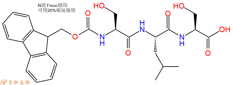 专肽生物产品Fmoc-Ser-Leu-Ser-OH