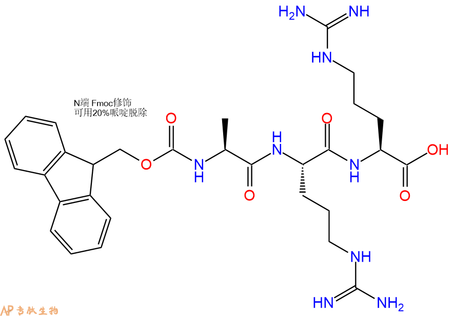 专肽生物产品Fmoc-Ala-Arg-Arg-OH