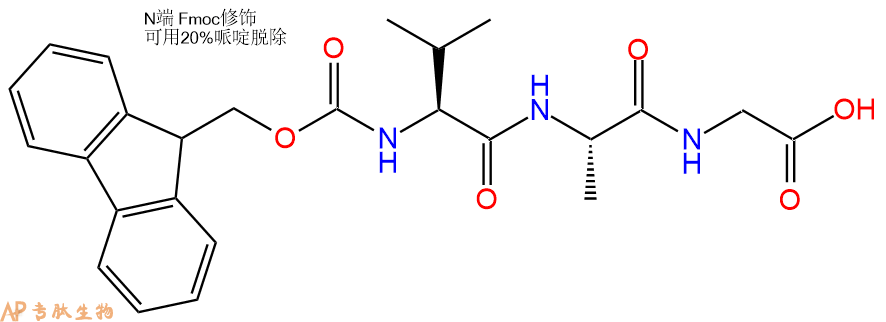 专肽生物产品Fmoc-Val-Ala-Gly-OH