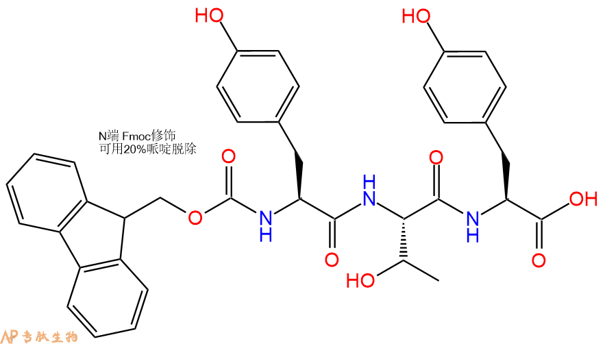 专肽生物产品Fmoc-Tyr-Thr-Tyr-OH
