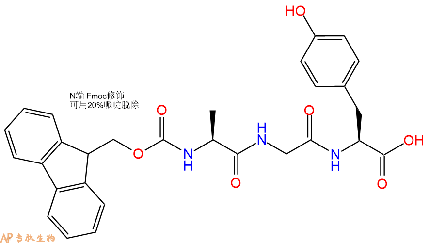 专肽生物产品Fmoc-Ala-Gly-Tyr-OH