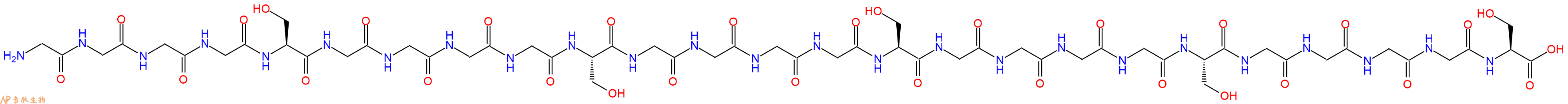 专肽生物产品H2N-Gly-Gly-Gly-Gly-Ser-Gly-Gly-Gly-Gly-Ser-Gly-Gly-Gly-Gly-Ser-Gly-Gly-Gly-Gly-Ser-Gly-Gly-Gly-Gly-Ser-OH