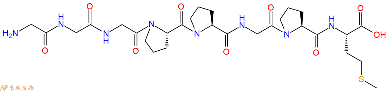 专肽生物产品H2N-Gly-Gly-Gly-Pro-Pro-Gly-Pro-Met-OH
