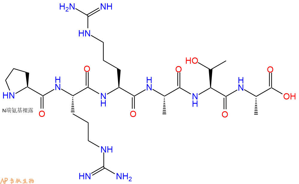 专肽生物产品H2N-Pro-Arg-Arg-Ala-Thr-Ala-OH