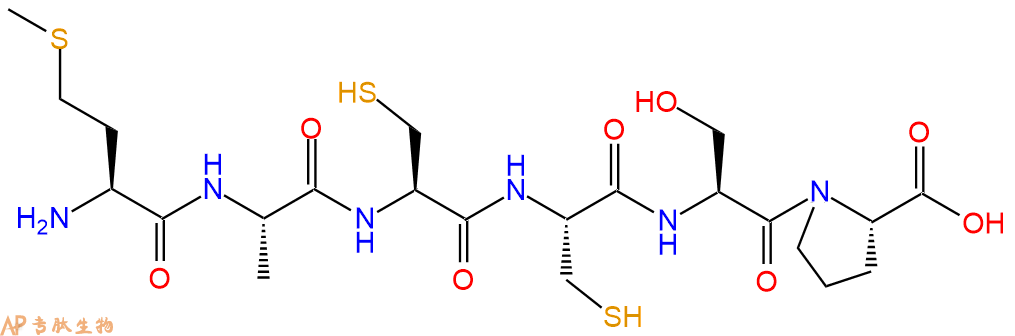 专肽生物产品H2N-Met-Ala-Cys-Cys-Ser-Pro-OH