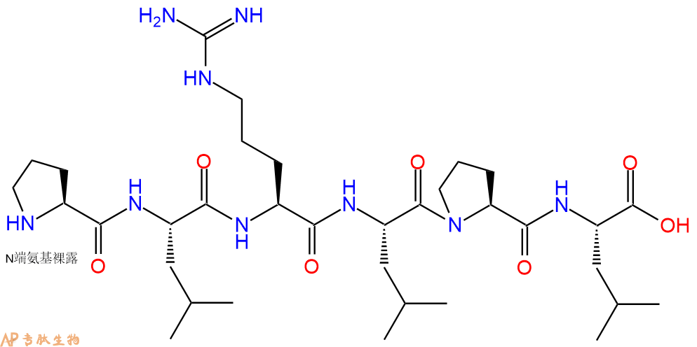 专肽生物产品H2N-Pro-Leu-Arg-Leu-Pro-Leu-OH