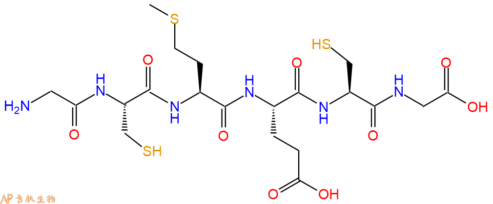 专肽生物产品H2N-Gly-Cys-Met-Glu-Cys-Gly-OH