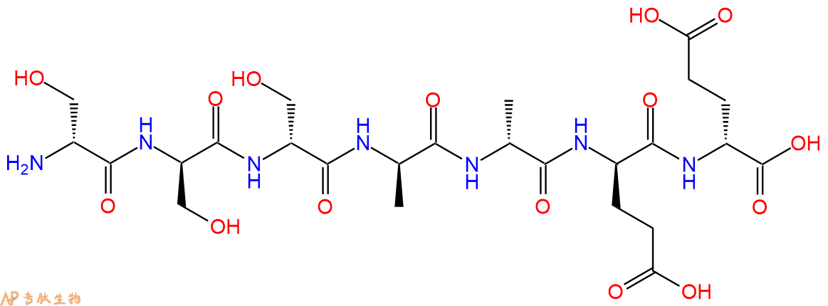 专肽生物产品H2N-DSer-DSer-DSer-DAla-DAla-DGlu-DGlu-OH