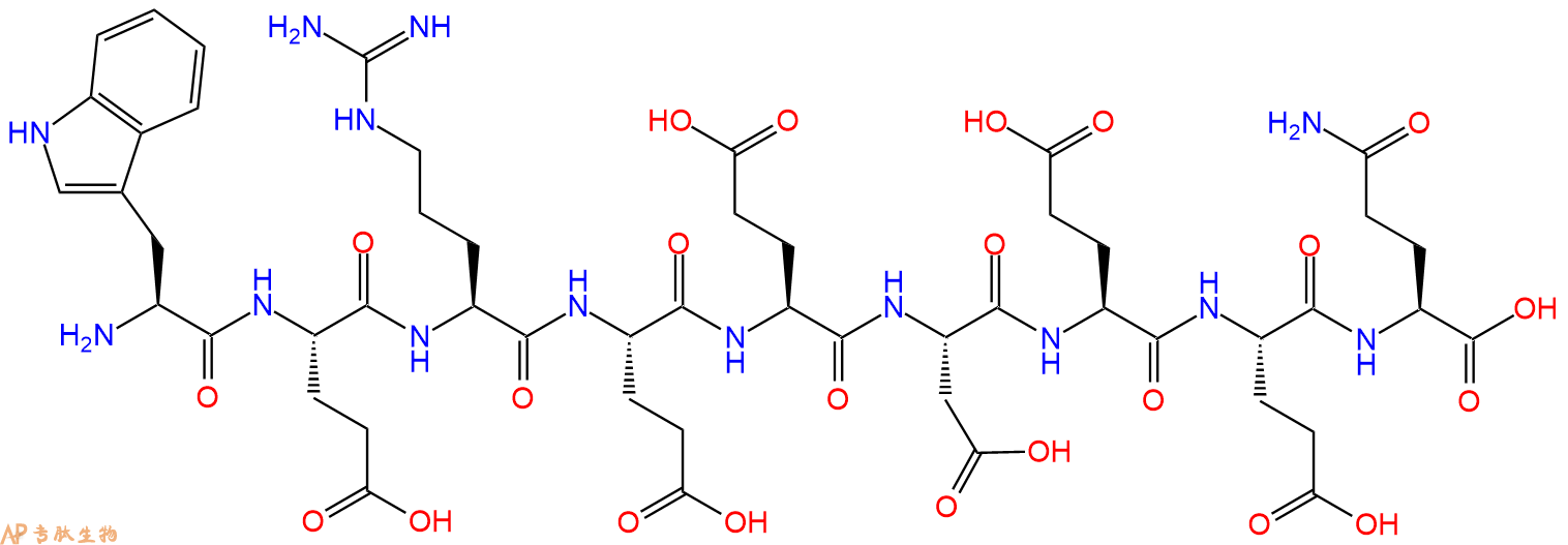 专肽生物产品H2N-Trp-Glu-Arg-Glu-Glu-Asp-Glu-Glu-Gln-OH