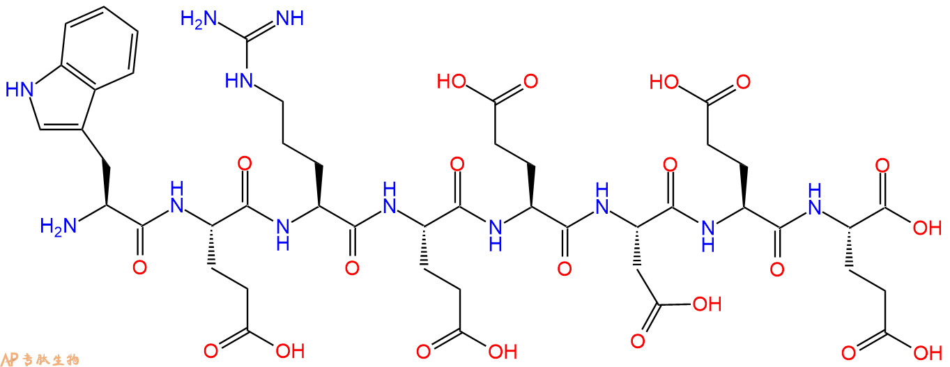 专肽生物产品H2N-Trp-Glu-Arg-Glu-Glu-Asp-Glu-Glu-OH