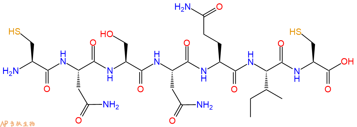 专肽生物产品H2N-Cys-Asn-Ser-Asn-Gln-Ile-Cys-OH