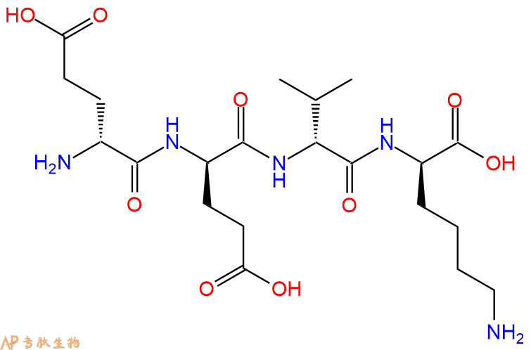 专肽生物产品H2N-DGlu-DGlu-DVal-DLys-OH