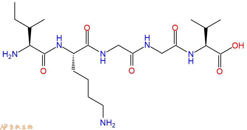 专肽生物产品H2N-Ile-Lys-Gly-Gly-Val-OH