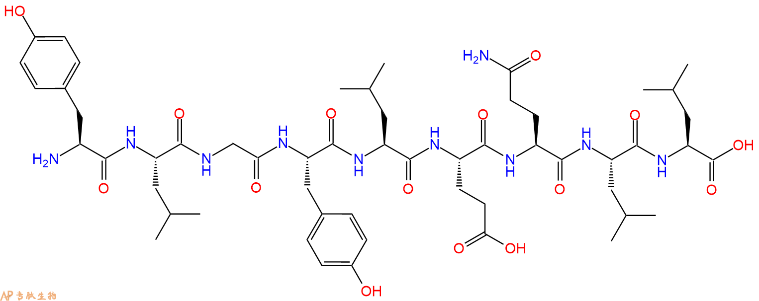 专肽生物产品H2N-Tyr-Leu-Gly-Tyr-Leu-Glu-Gln-Leu-Leu-OH