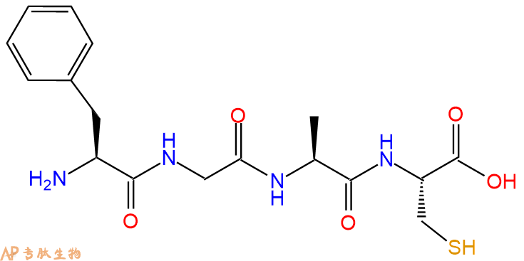 专肽生物产品H2N-Phe-Gly-Ala-Cys-OH